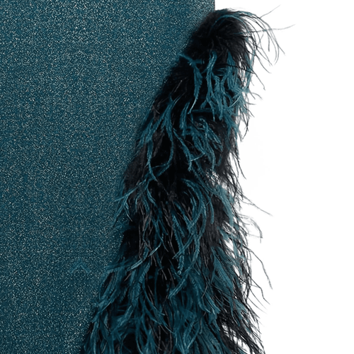 Robe De Soirée Lumière Bicolore Plumage