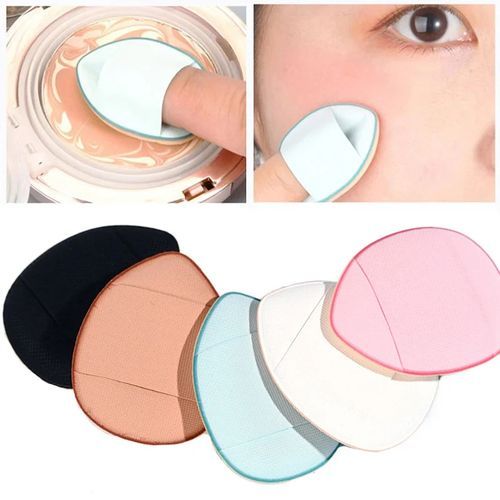 Éponges À Poudre , Lot De 12 Mini Houppettes Réutilisable (couleurs Aléatoires)
