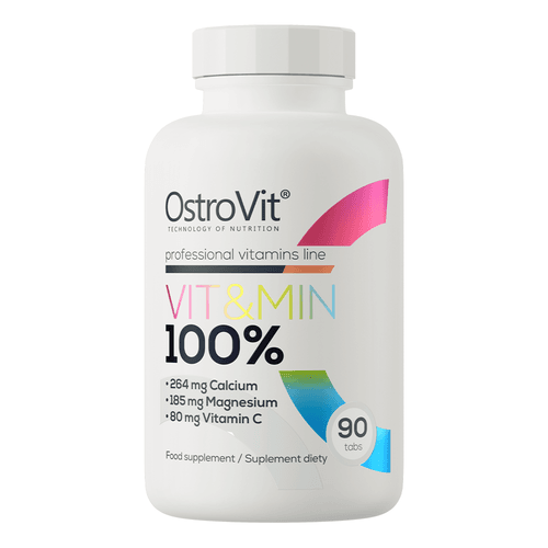 100% Vit&min – 90 Tablettes | Multivitamines & Minéraux Pour Énergie, Immunité & Bien-être
