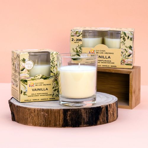 Bougie Parfumée Intense - Vanille - 140g