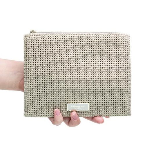 Ysl Trousse Plate Beige
