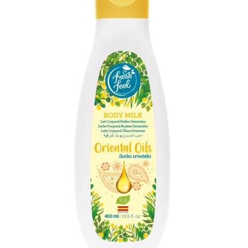 Fresh Feel Lait Corporel Aux Huiles Orientales - Sensation De Fraîcheur - 400ml