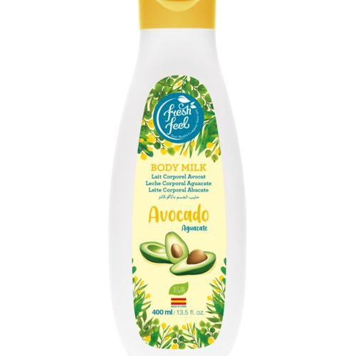 Fresh Feel Lait Corporel À L'avocat - Peau Douce & Hydratée - 400ml