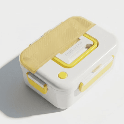 Lunch Box Polyvalente Jaune – Boite Compartimentée – Couleur Aléatoire