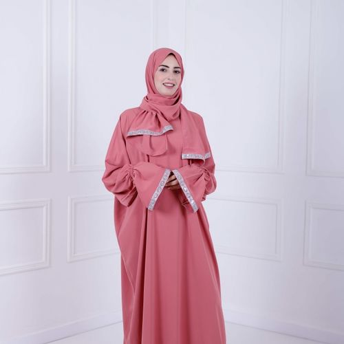 Abaya De Prière-rose Poudré