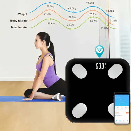 Balance Connectée Smart Life – Analyse Du Poids, Graisse & Masse Musculaire