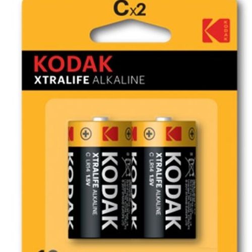 Set 2 Alkaline Batteries 2 Piles Lr14 1,5v Xtralife Une Énergie Supplémentaire