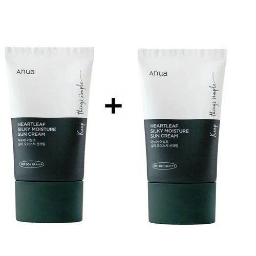 Crème Solaire Hydratante Spf 50+ Pa++++ - 50ml X 2