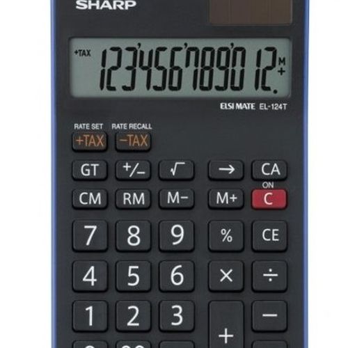 El-124t-bl Calculatrice De Bureau Gestion Financière