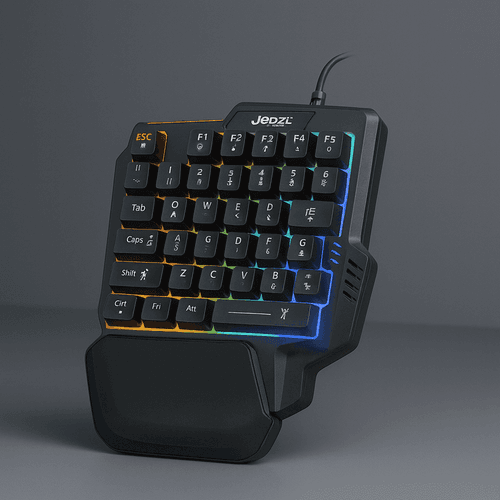 Clavier Gamer À Une Main K601 – Rgb Rétroéclairé