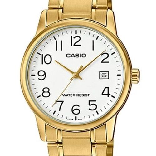 Montre À Quartz Pour Homme Affichage Analogique Et Bracelet En Acier Inoxydable-mtp-v002g-7b2udf