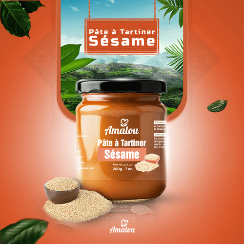 Pâte à tartiner au sésame – 100 % naturelle