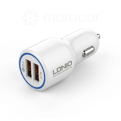 Chargeur De Voiture Rapide Dual Usb 3.1a 