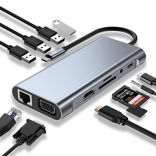Hub Usb-c 11 En 1