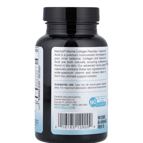 Collagen Marin + Acide Hyaluronique, 120 Capsules