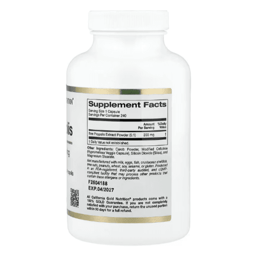 Bee Propolis, 200 Mg, 5-1 Extract, 240 Capsules