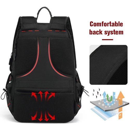 Sac À Dos De Voyage Grand Format 60l Plus Compartiment Chaussures, Port Usb Et Multi-poches Idéal Business, Randonnée Et Voyage