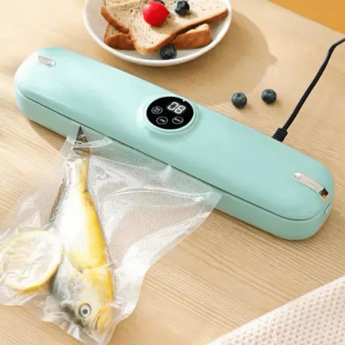 Appareil De Mise Sous Vide Alimentaire Pour Usage Domestique, Double Voltage Et Fermeture Hermétique