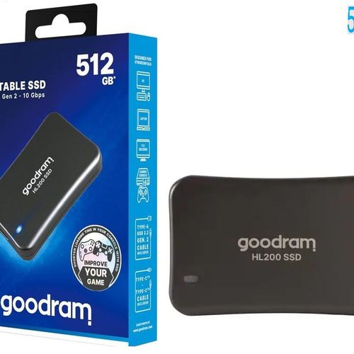 Disque Dur Externe Ssd Usb3.2 Gen 2 Hl200 512gb/go Transfert Rapide