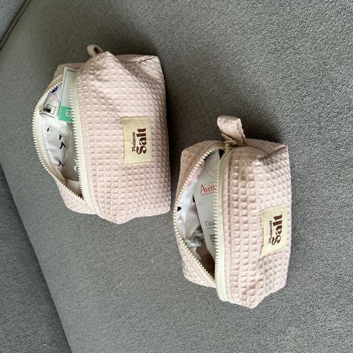 Pack Trousse Medium & Small [rose Nid D'abeille]