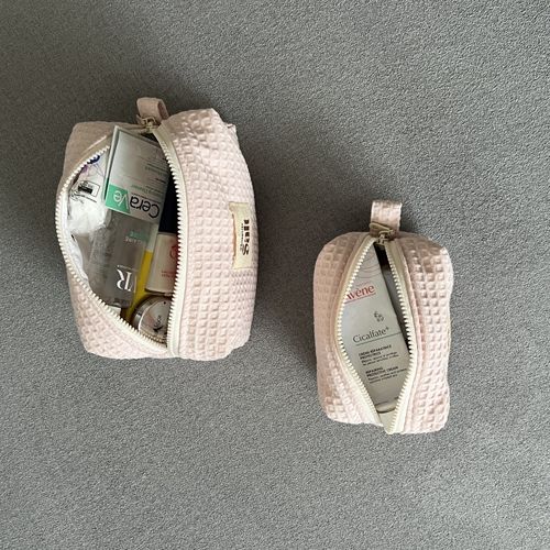 Pack Trousse Medium & Small [rose Nid D'abeille]