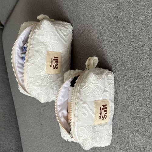 Pack Trousse Medium & Small [fleurie Blanche]