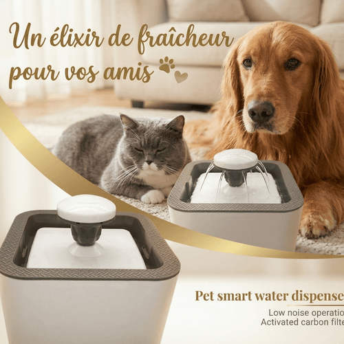 Fontaine à Eau Automatique Silencieuse Électrique pour Chats & Chiens – Hydratation Saine
