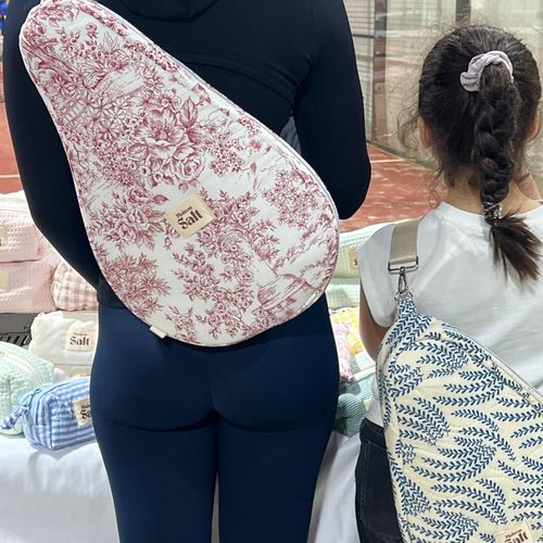 Sac De Raquette Padel (fleurs Bordeaux)