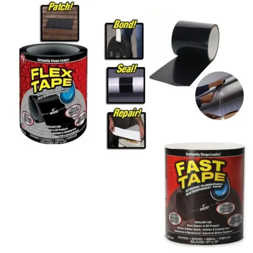 Flex Tape Ruban Adhésif Super-étanche Pour Réparations Multifonction Blanc