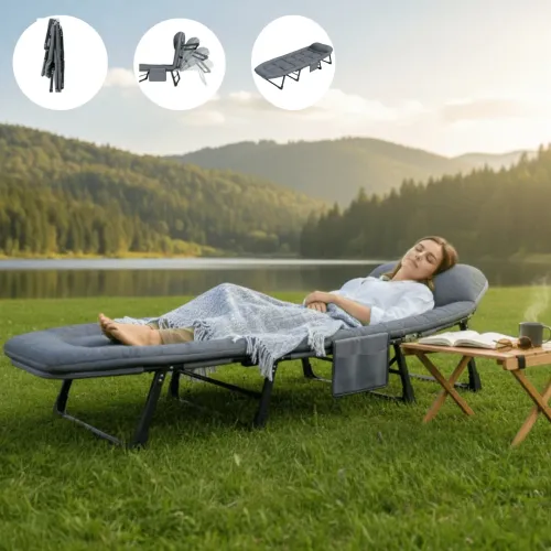 Chaise Pliante D’extérieur Polyvalente – Idéale Pour Plage, Camping, Piscine Et Terrasse