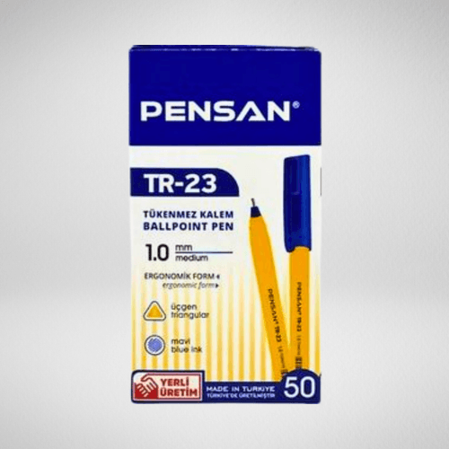 Stylo A Bille Pensan Couverture Jaune