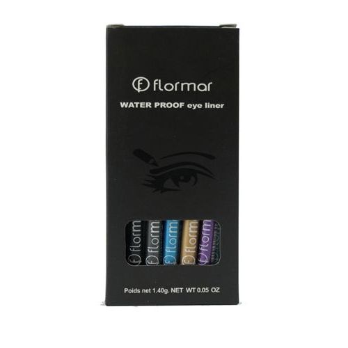 Flormar – Pack De 12 Crayons Eye-liner Waterproof, Couleurs Variées