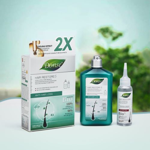 Hair Restore – Anti-hair Loss (Collagen & B3) – Double Effect 2x