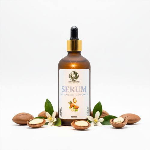 Sérum Cheveux Argan & Fleur D’oranger – Nutrition & Brillance