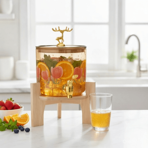 Distributeur À Boisson En Verre Avec Robinet Pratique