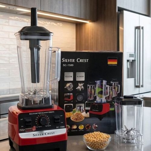 Blender Professionnel Sc-1589 – 4500w – Multifonction Avec Bol & Mini Broyeur