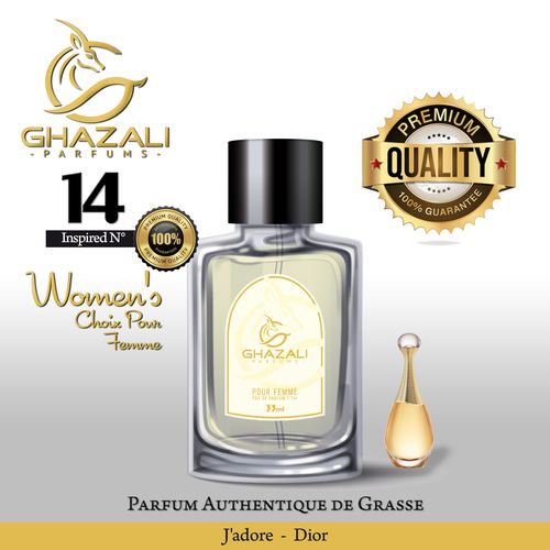 Parfum GHAZALI N°14 - Inspiré de  J'adore (Dior)