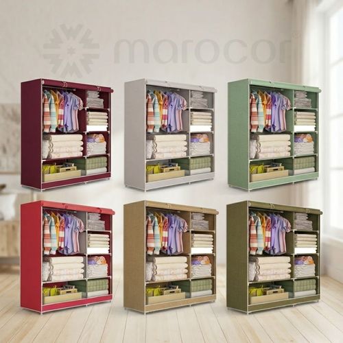 Armoire De Rangement Modulaire En Tissu À Grande Capacité (couleur aléatoire)