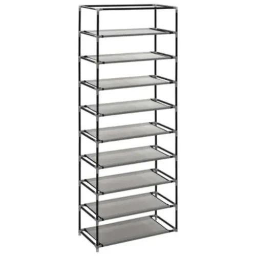 Armoire À Chaussures Avec Couverture En Tissu, Rangement Pratique Pour Les Chaussures Et Vêtements (colleur Aléatoire)