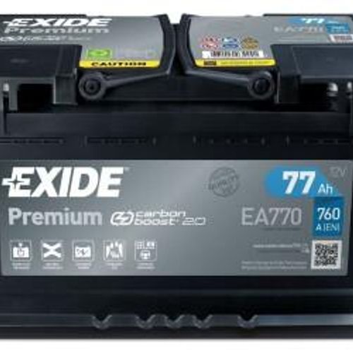 Exide - Ea770 L3 12v 77 Ah 760 A Batterie Voiture