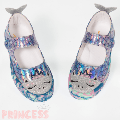 Mermaid Girl Ballerines Fille Sneakers – Holographique