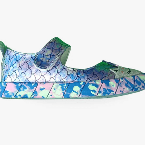 Mermaid Girl Ballerines Fille Sneakers – Holographique