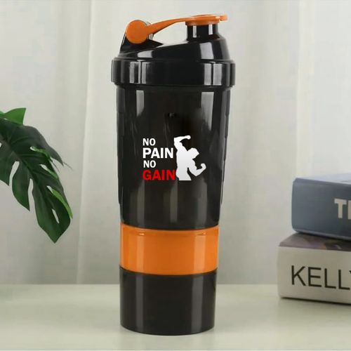 Shaker À Protéines Avec Compartiments À Poudre Anti-fuite - Sans Bpa