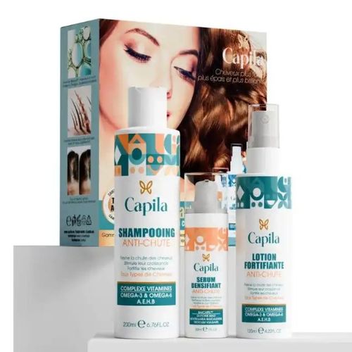Pack Soin Anti-chute Cheveux – Shampooing + Sérum + Traitement Fortifiant Intensif