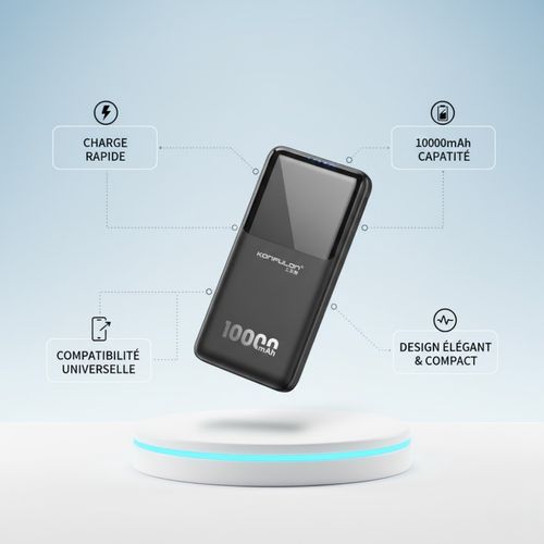 A35 Power Bank Slim 10000 Mah - Couleur Aléatoire