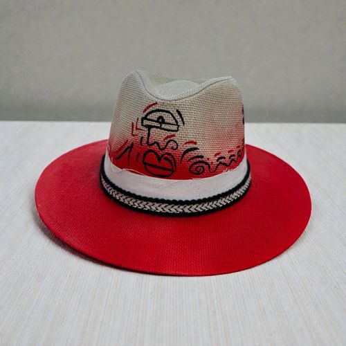 Hand-painted Hat - Messy Muse
