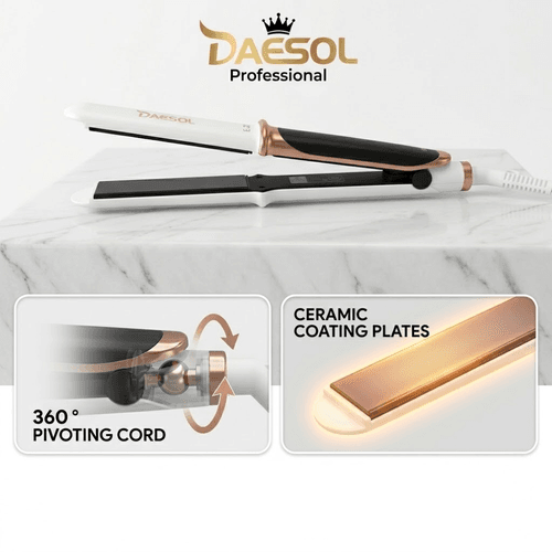 Lisseur Cheveux Professionnel Daesol E-20 – Fer À Lisser Céramique Chauffage Rapide
