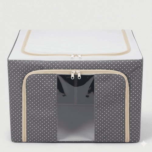 Boîte De Rangement Pliable Grande Capacité Pour Vêtements Et Organisation Maison – Couleur Aléatoire