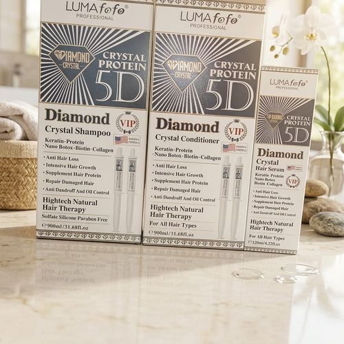 Crystal Protein 5D – Pack Traitement Capillaire Lissage & Réparation