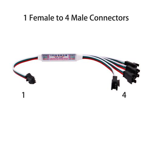 Répéteur D'amplificateur Led De Signal Ttl Pour Ws2811 Ws2812b Sk6812